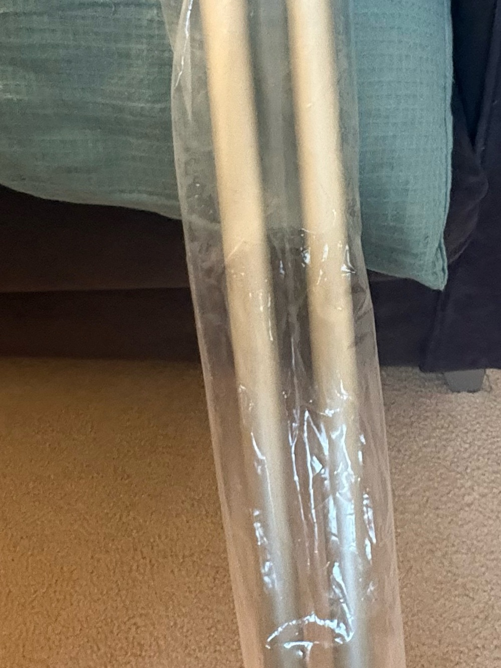 Home Complete Drapery Rod Set - Silver - Picture 2 of 3
